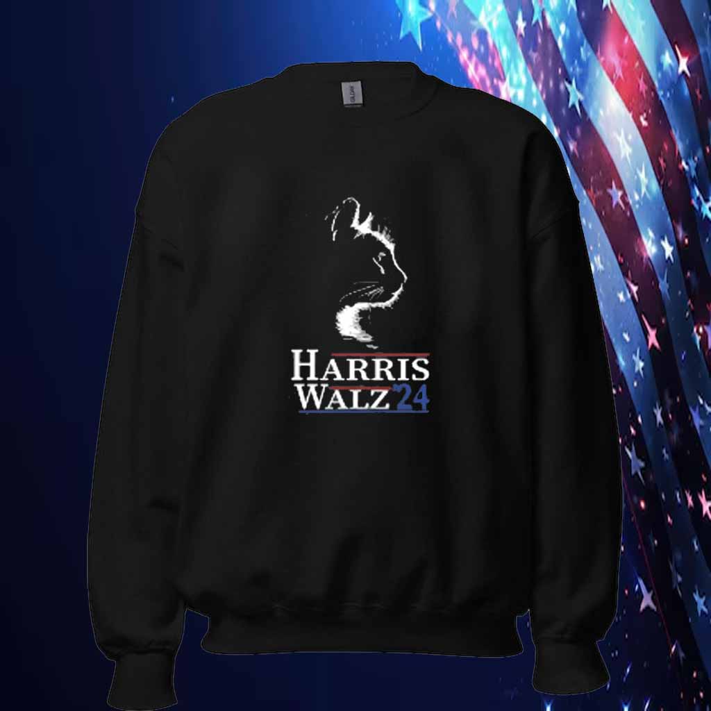 Harris Walz 2024 Cat Shirt