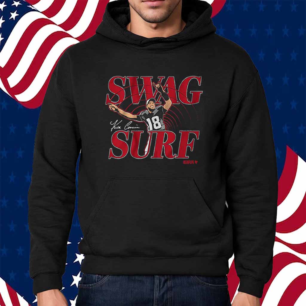 KIRK COUSINS SWAG SURF T-SHIRT