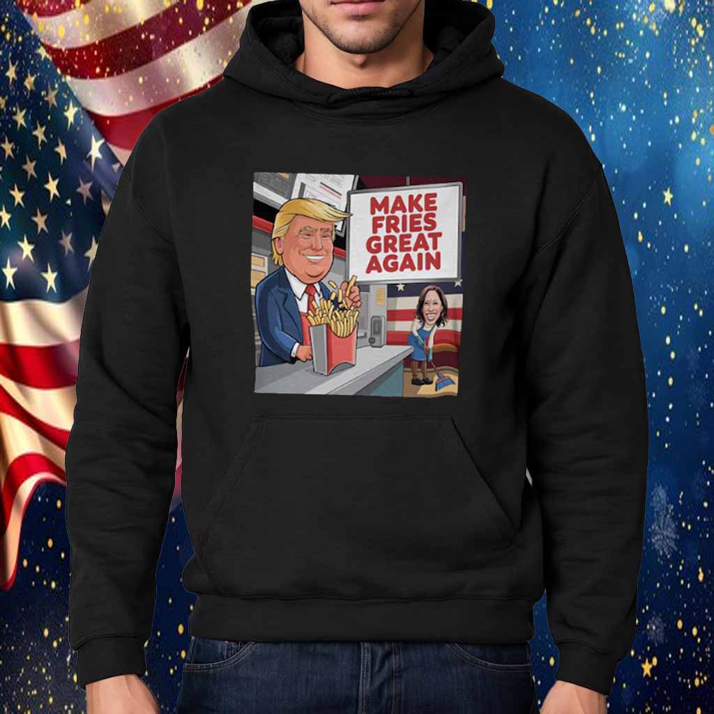Make Fries Great Again Trump Cartoon T-Shirt
