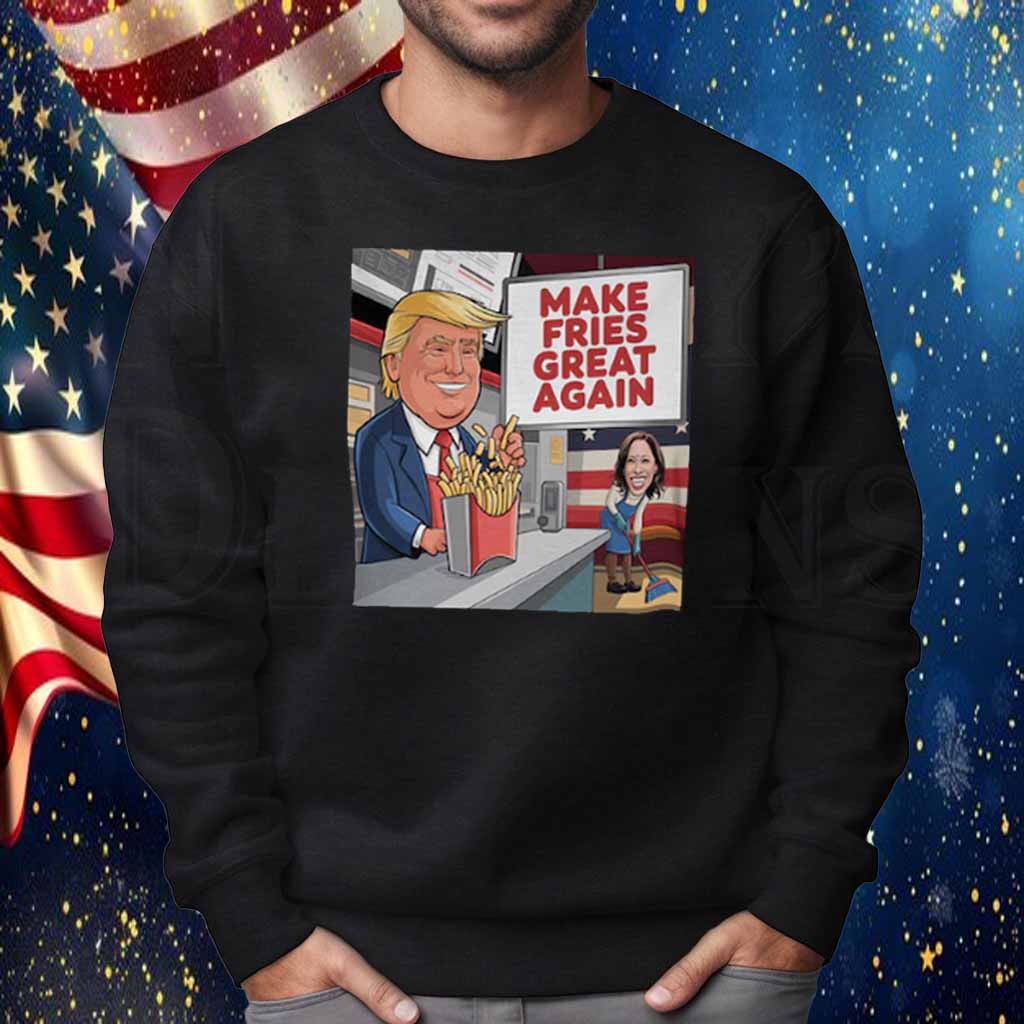 Make Fries Great Again Trump Cartoon T-Shirt
