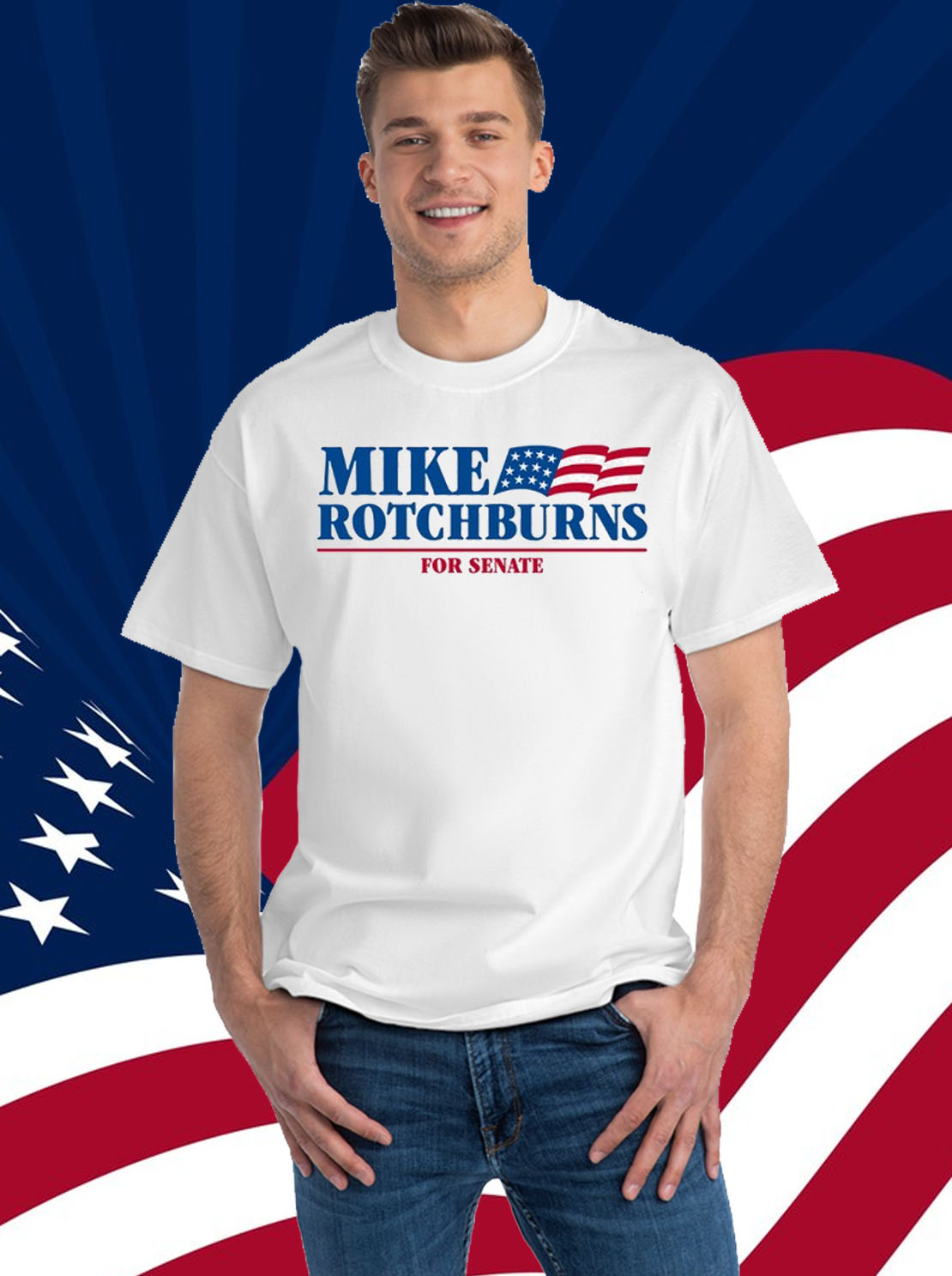 Mike Rotchburns '24 For Senate Shirt