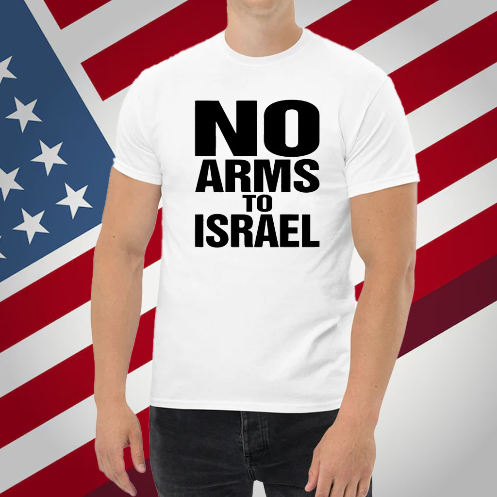 Jess Barnard Wearing No Arms To Israel T-Shirt