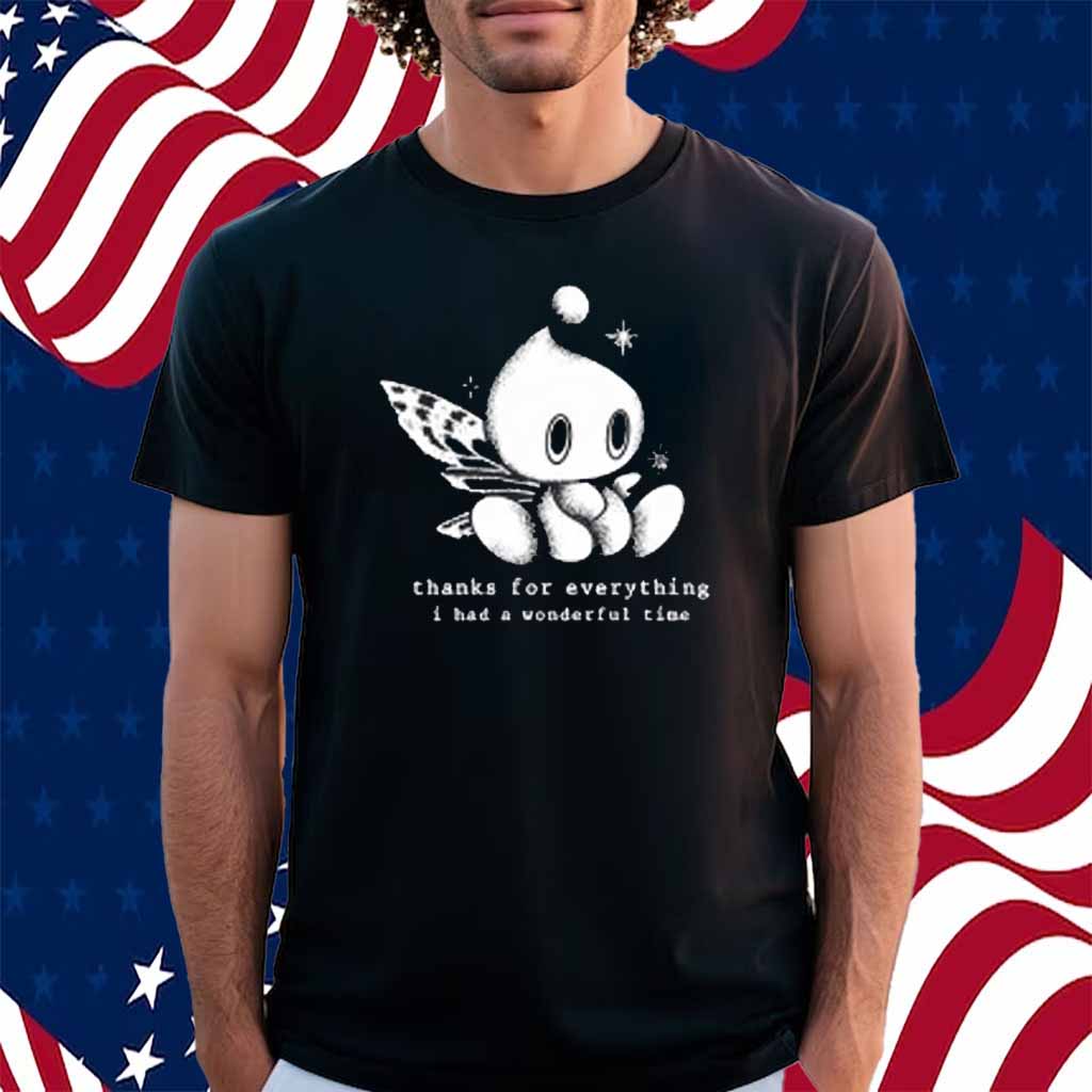 Mamono World Thanks For Everything I Had A Wonderful Time T-Shirt