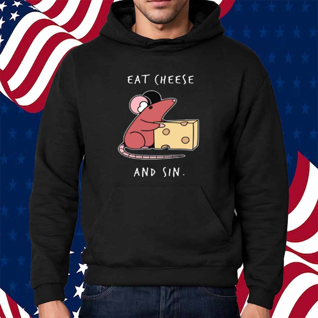 Yorunomachi Store Eat Cheese And Sin Shirt