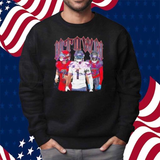 H Town Texans 713 Football Players Shirt