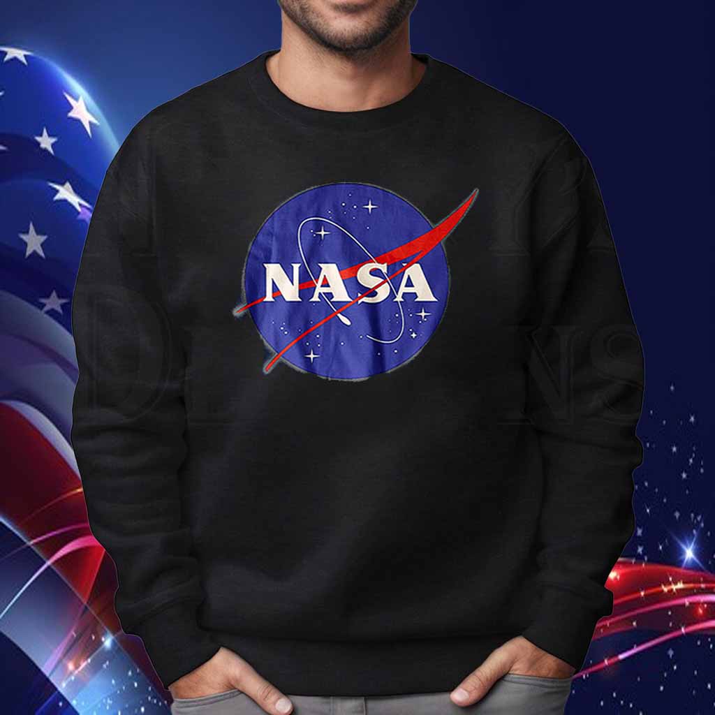 SpaceX Basic NASA Meatball Black Shirt