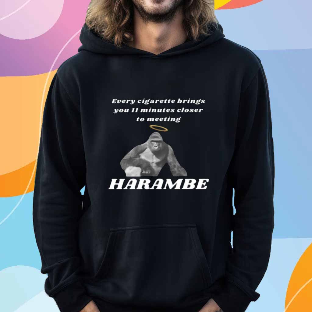 Every Cigarette Brings You 11 Minutes Closer To Meeting Harambe T-Shirt