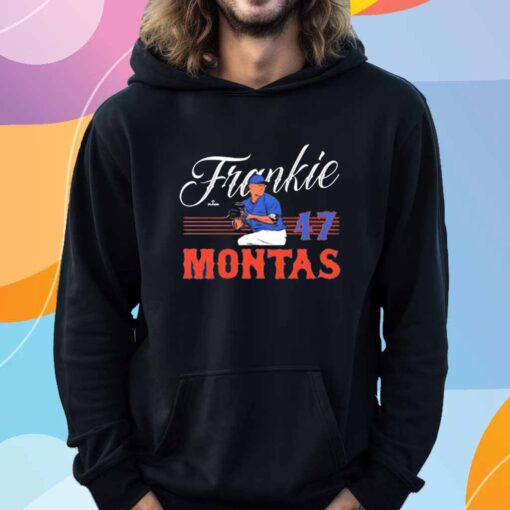 Frankie Montas Inked Script New York Mets T-Shirt
