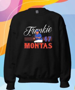 Frankie Montas Inked Script New York Mets T-Shirt