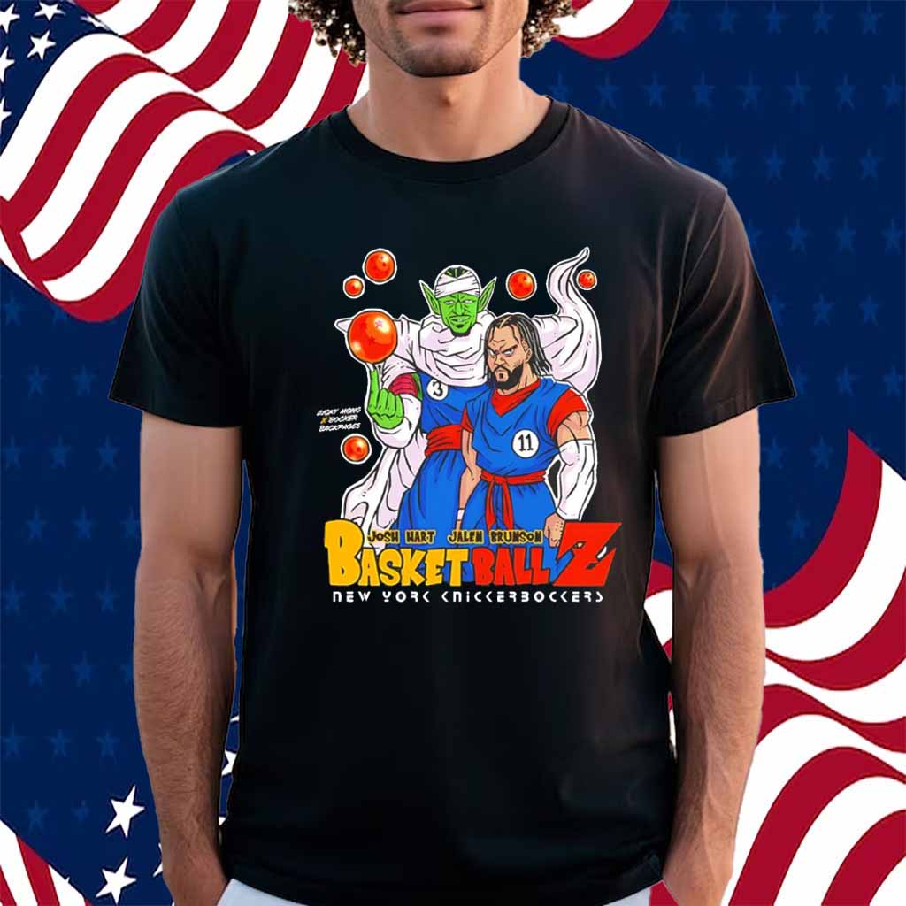 Josh Hart and Jalen Brunson New York Knicks Basketball Ball Z Shirt
