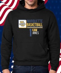 MARQUETTE BASKETBALL KAM JONES 1 SHIRT
