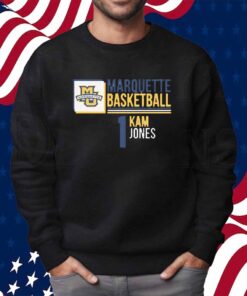 MARQUETTE BASKETBALL KAM JONES 1 SHIRT