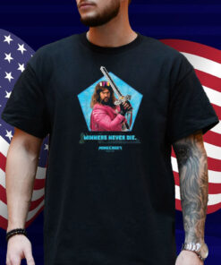 Garrett Garrison Winners Never Die Minecraft Shirt