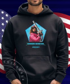 Garrett Garrison Winners Never Die Minecraft Shirt