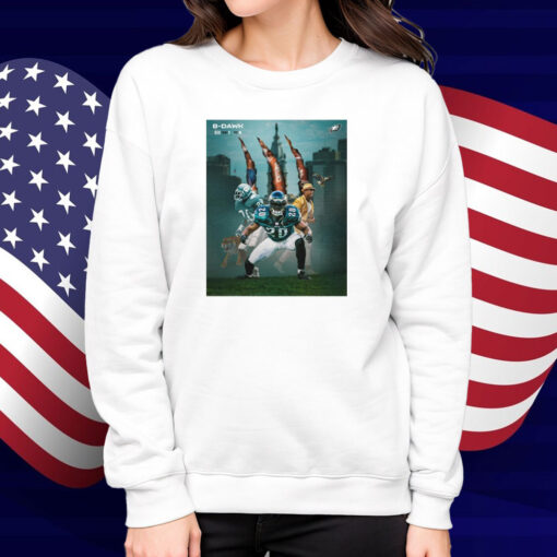 Official Philadelphia Eagles B-Dawk Brian Dawkins Sr Came In As A Tiger And Flew Into The Hall Of Fame Poster Shirt