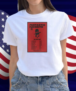 Official Poster Fantastic Negrito East Coast Tour 2025 Portsmouth WH June 25 Burlington VT June 26 Shirt