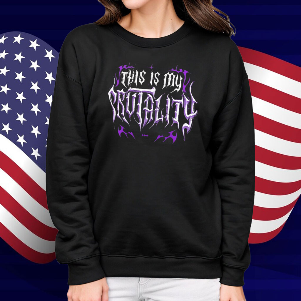 Official Rhea Ripley This Is My Brutality Logo WWE 2025 Shirt