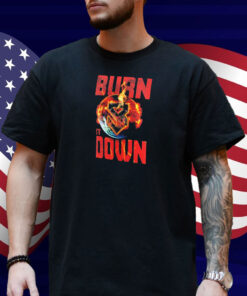 Official Seth Rollins Burn It Down WWE 2025 Shirt