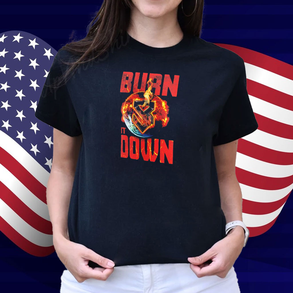 Official Seth Rollins Burn It Down WWE 2025 Shirt