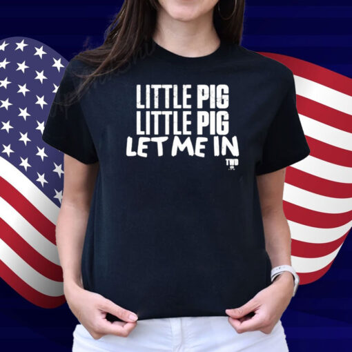 Official The Walking Dead Little Pig Little Pig Let Me In Negan Little Pig Shirt