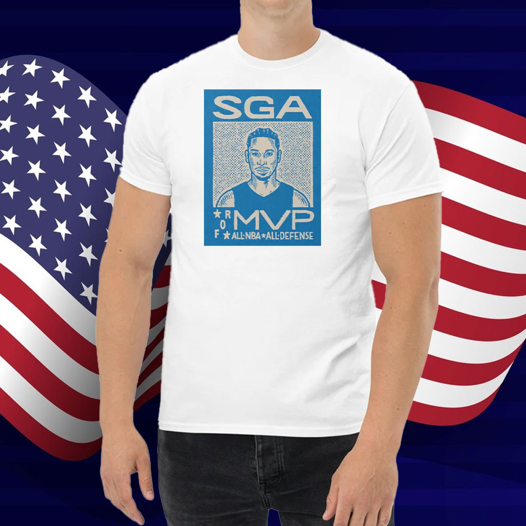 SGA Shai Gilgeous-Alexander For MVP All NBA All Defense Shirt
