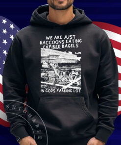 We Are Just Raccoons Eating Expired Bagels In Gods Parking Lot Shirt