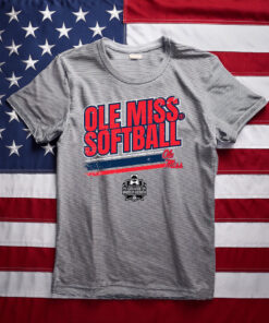 Ole Miss Softball Women's College World Series Stripe Shirt