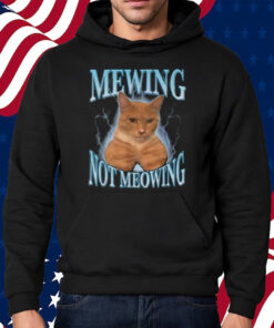 Cat Meme Mewing Looksmax Meowing Cat Trend Shirt Hoodie