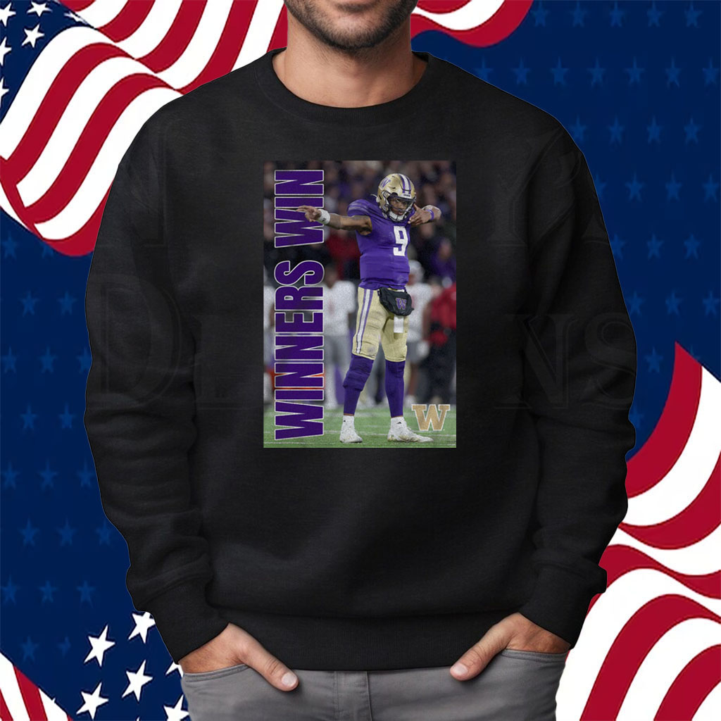 WASHINGTON HUSKIES MICHAEL PENIX JR WINNERS WIN PHOTO T-SHIRT SWEATSHIRT