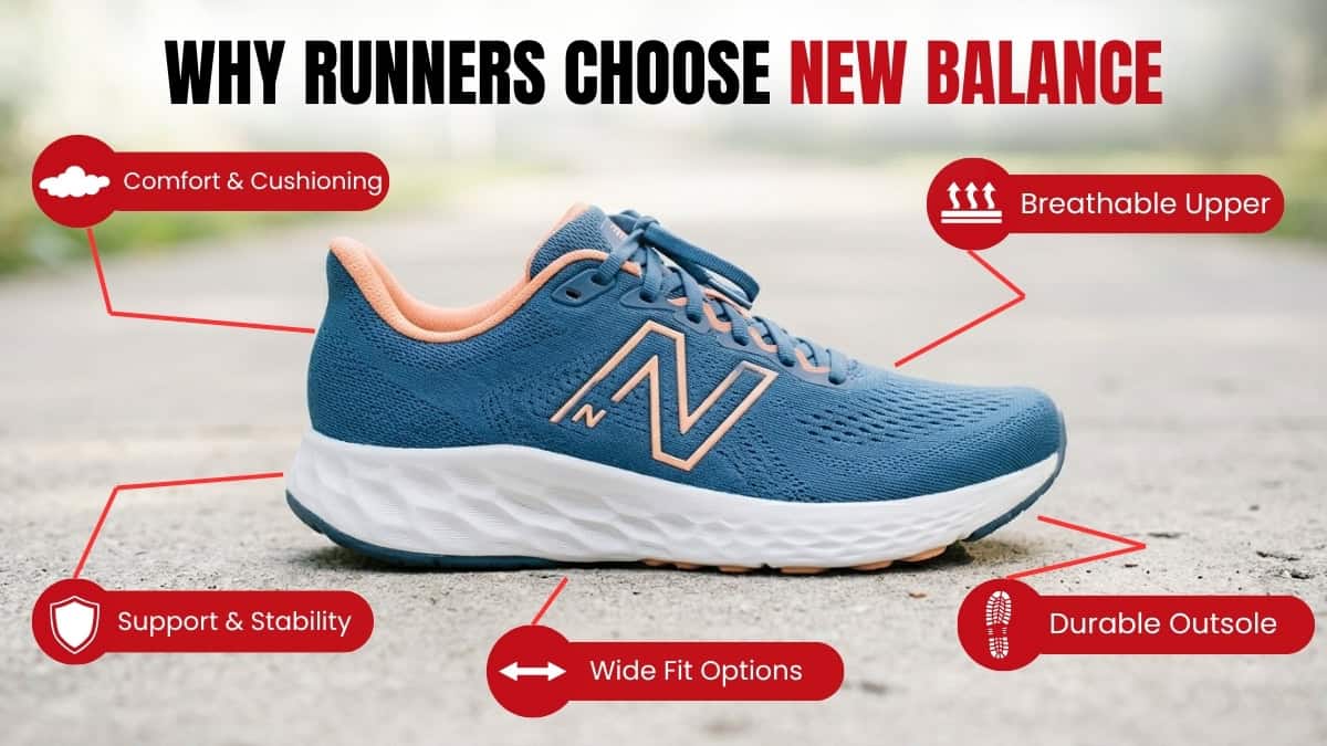 new balance running shoes features cushioning support breathable design explained