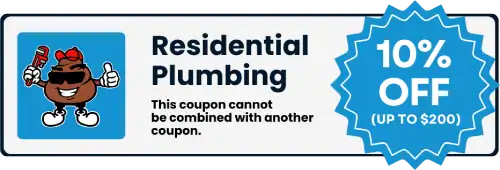 10% OFF coupon for Residential Plumbing | Sheet Happens Plumbing & Drain