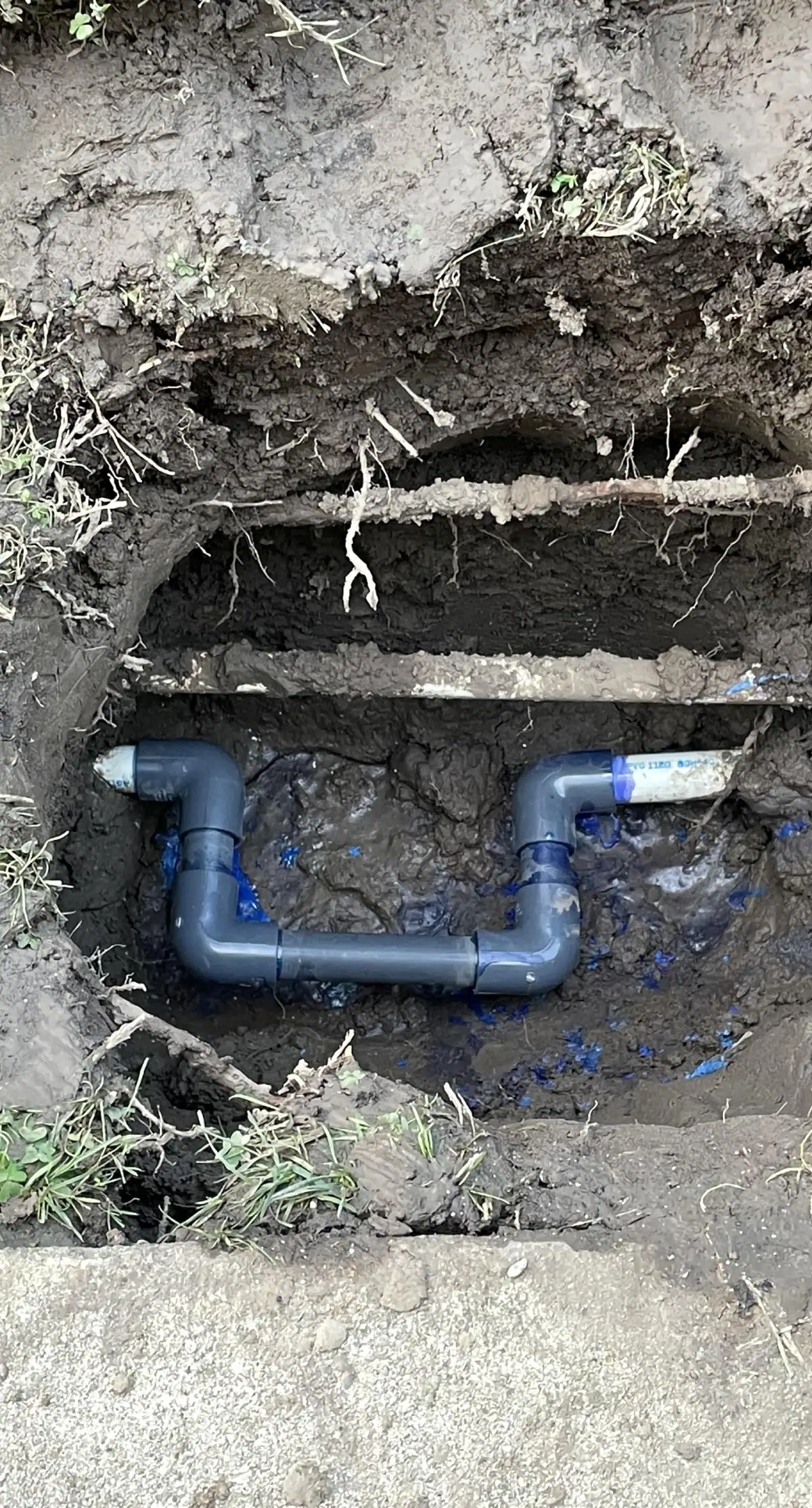 New underground plumbing pipe installation for commercial building by Sheet Happens Plumbing & Drain