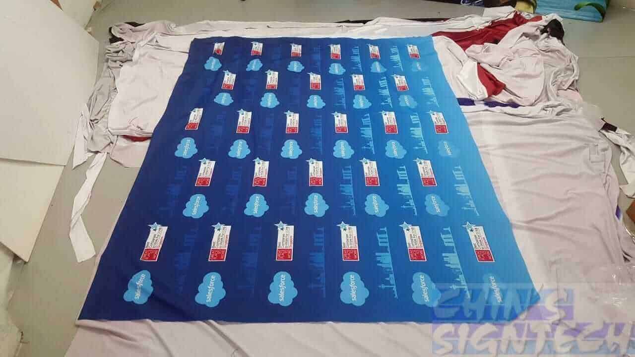 Step and repeat Fabric Banner for Photo Booth