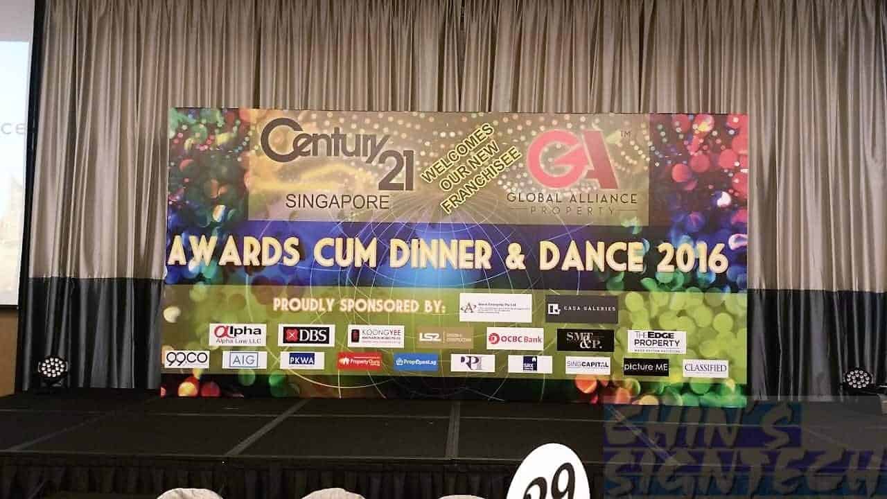 16 x 8 Dinner And Dance backdrop - Century 21