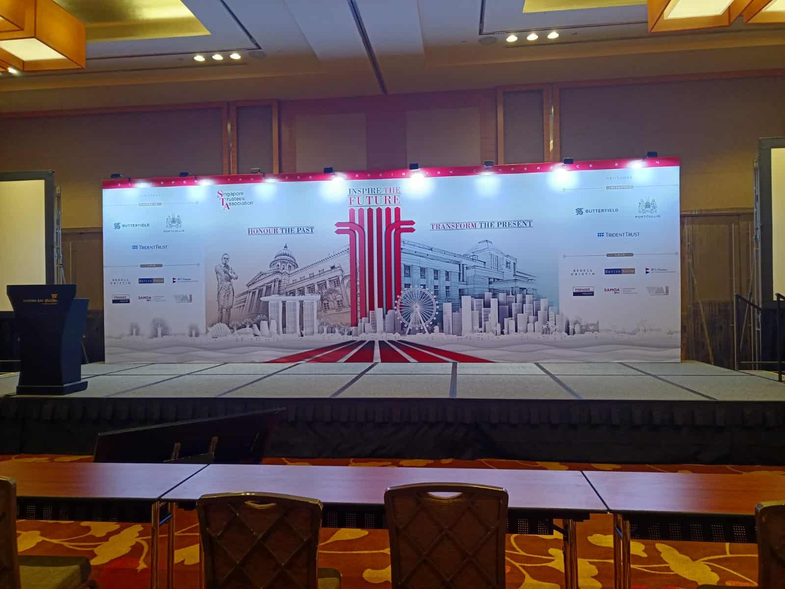 stage backdrop printing