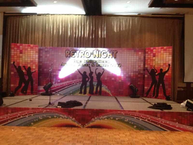 Backdrop Printing for Retro