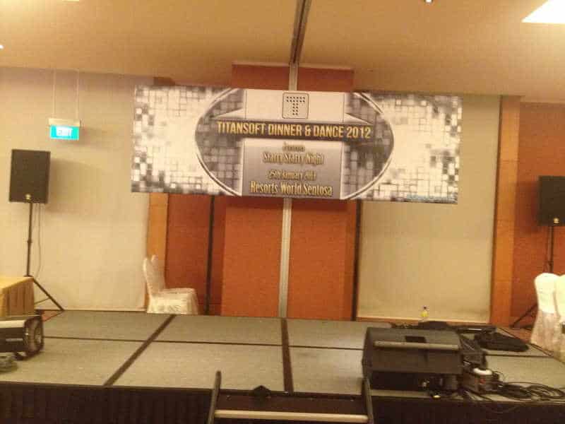 Banner Printing for stage backdrop