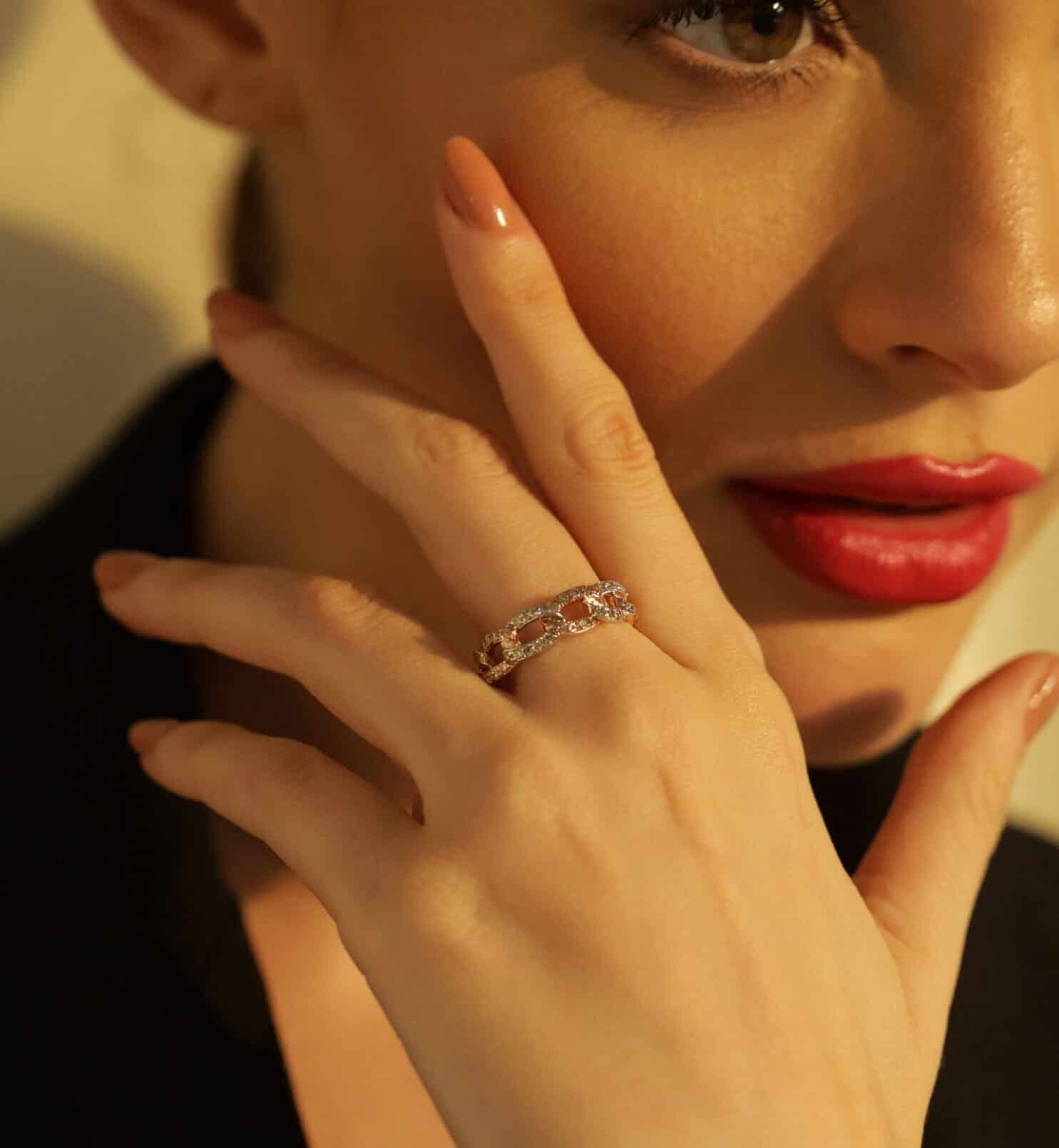 Sterling silver jewelry, gemstone ring, elegant accessory for women.