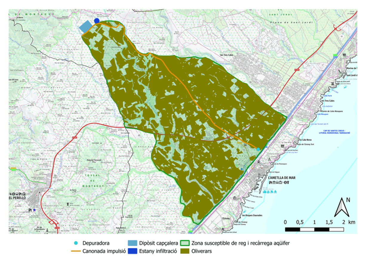 Projecte d’Aprofitament de Recursos Llenyosos i Aigua Regenerada de l’Ametlla de Mar