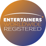 entertainers worldwide Entertainers Worldwide Registered logo badge