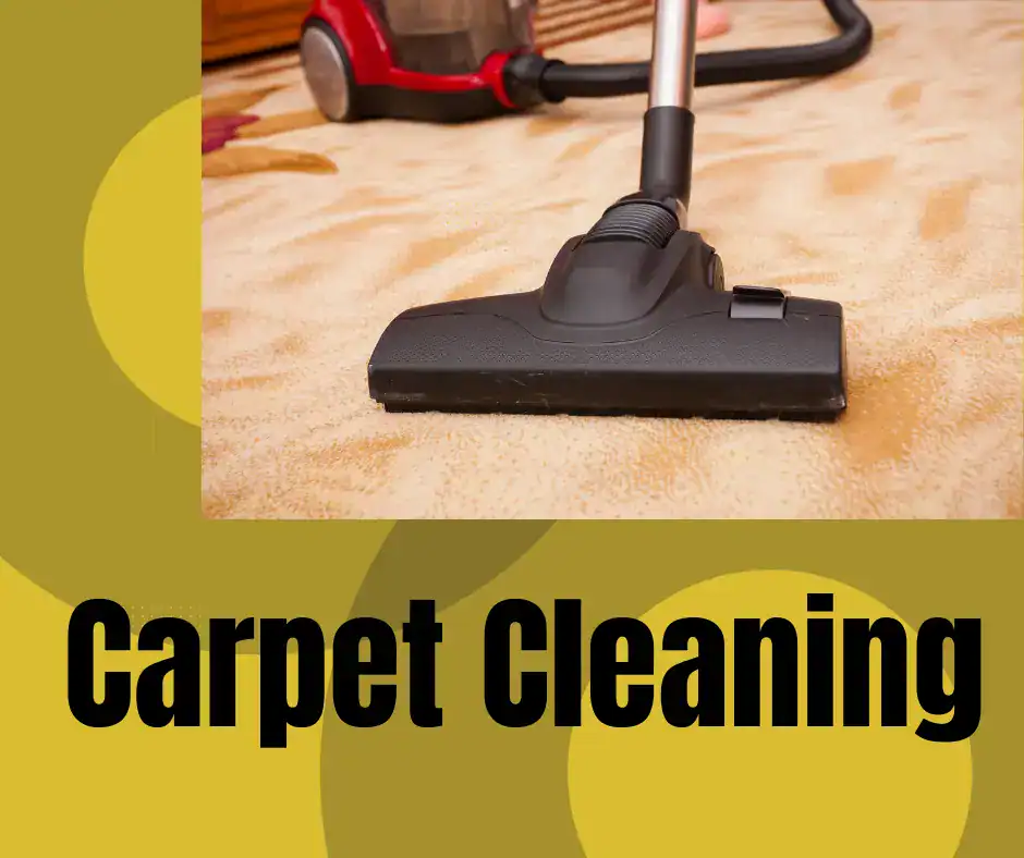 Vacuum cleaner on beige carpet for deep carpet cleaning, removing dirt and debris efficiently.
