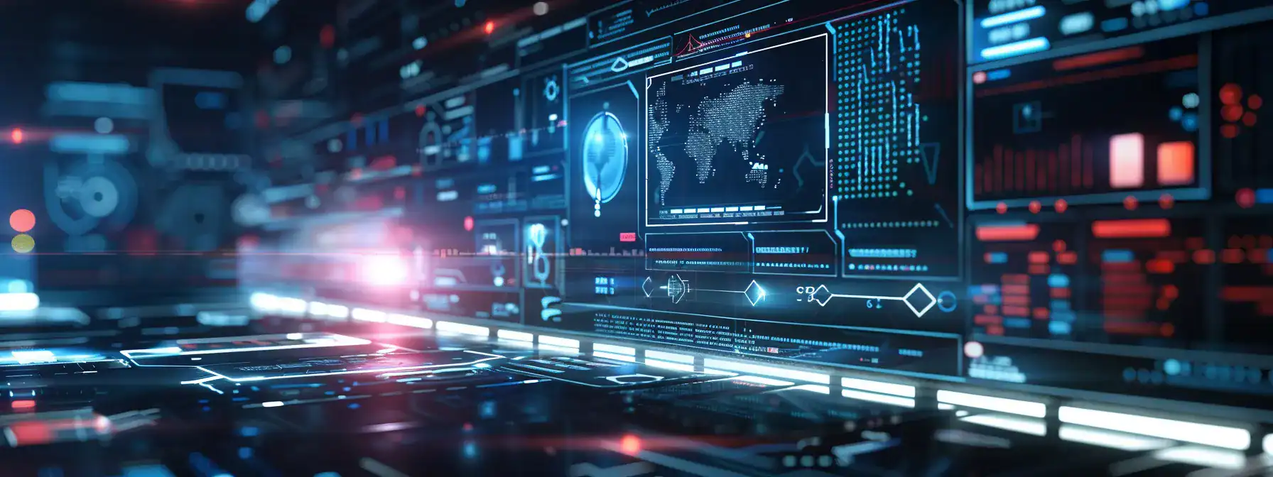 a sleek, futuristic ai writing tool interface with advanced features like intention analysis and plagiarism checks displayed on a computer screen.