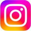 Vibrant Instagram logo with gradient pink, orange, and yellow colors, representing social media branding for Simply Be Found.