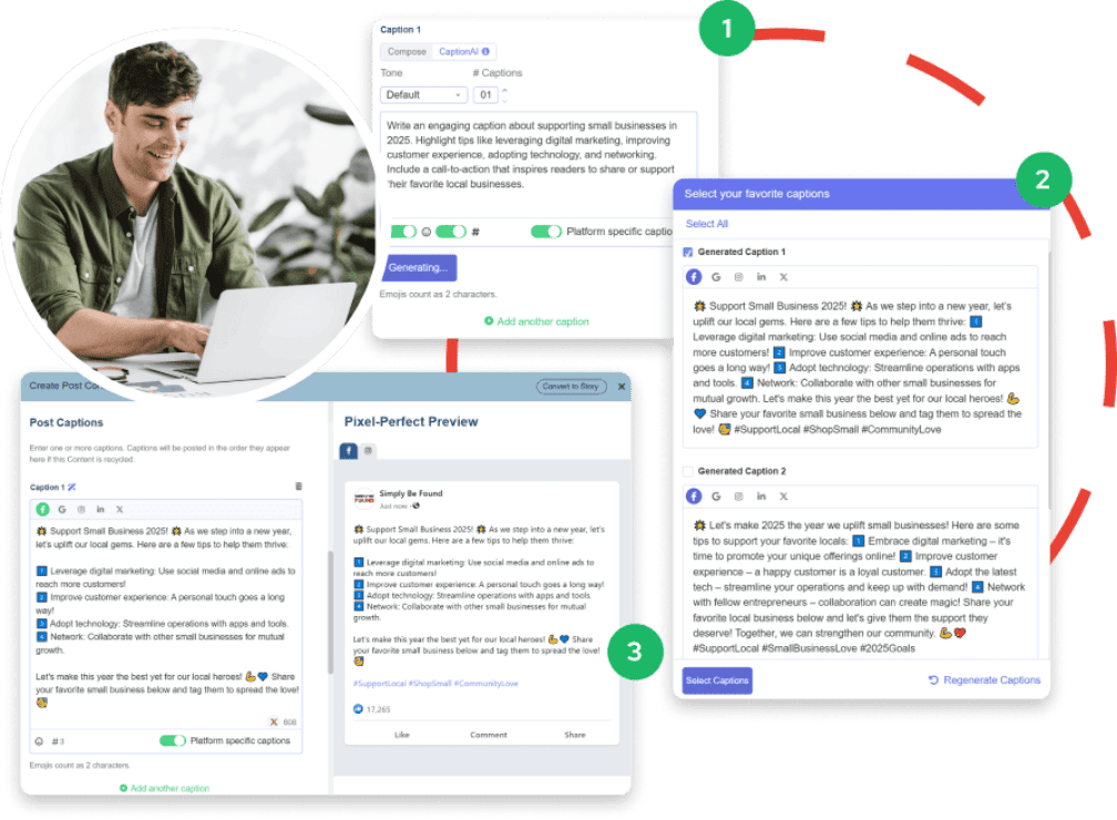 Support small business growth through digital marketing, social media, and networking with Simply Be Found, a trusted SEO and local marketing agency focusing on small businesses.