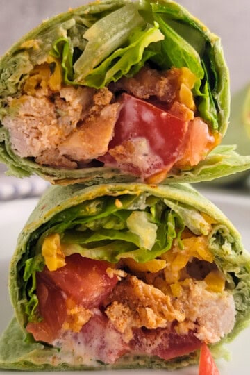 Bacon Ranch Chicken Wraps