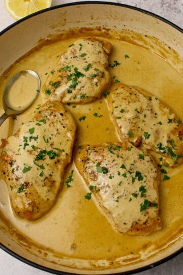 Easy Creamy White Wine Chicken