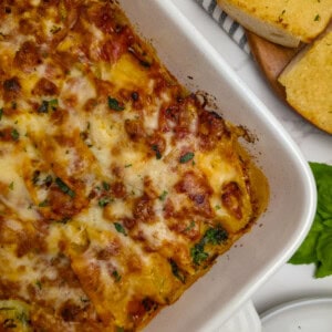 Jumbo Stuffed Shells with Italian Sausage