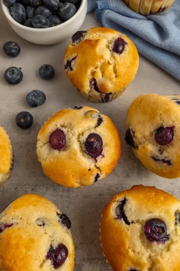 Homemade Blueberry Muffins