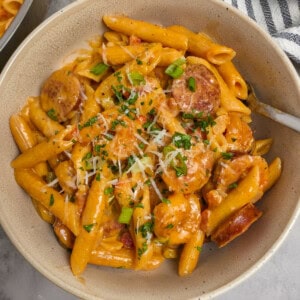 Cajun Shrimp and Sausage Pasta