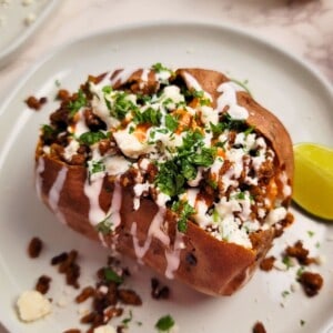 Taco Stuffed Sweet Potatoes